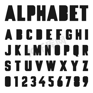 字母字体模板