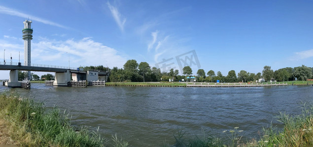 施潘嫩堡玛格丽特公主运河的全景