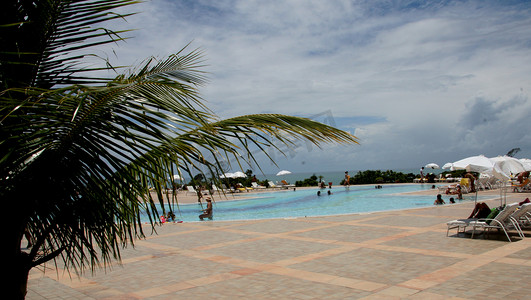 特兰科索的酒店游泳池