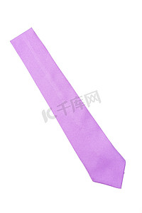 紫色商务摄影照片_纯紫色商务领带