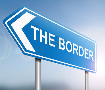 边界标志概念。