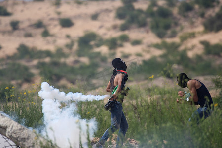 加沙地带摄影照片_巴勒斯坦 - 冲突 - 以色列安全