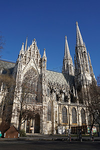 维也纳的新哥特式教堂