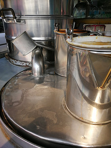 泰国咖啡车配送制作咖啡和茶的工具