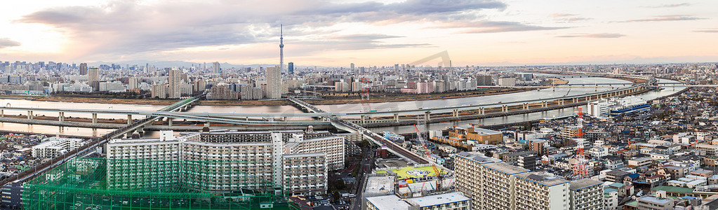 东京晴空塔日落