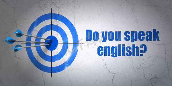 学习理念：目标和Do You speak English?