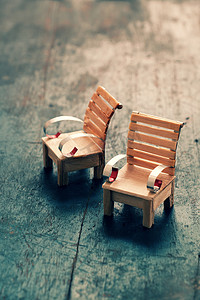 迷你家具，可爱的小椅子
