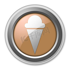 图标、按钮、象形图冰淇淋