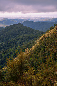 腹地摄影照片_从黄金海岸腹地的山景