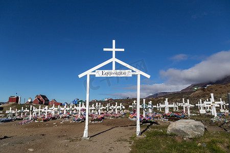 Qeqertarsuaq公墓，格陵兰