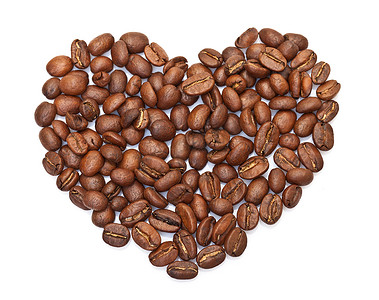 咖啡豆做的心