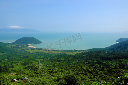 景观，海滩，越南，海边，生态，绿色