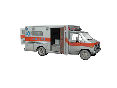 有医疗设备的救护车