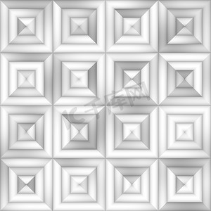 不规则渐变几何摄影照片_光栅无缝灰度微妙渐变方形平铺几何方形图案