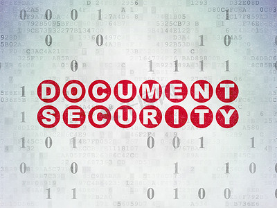 安全文档摄影照片_安全概念： 数字纸张背景上的文档安全