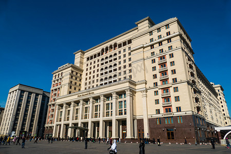 城市四季摄影照片_莫斯科市中心的四季酒店