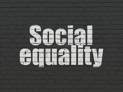 自由平等摄影照片_政治概念： 背景墙上的社会平等