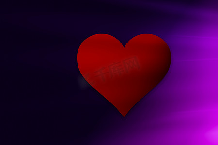 2爱情摄影照片_以红色心形作为爱情概念的情人节背景
