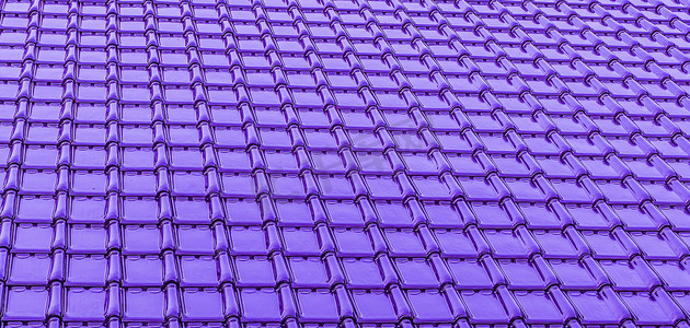 现代霓虹紫色光滑的屋顶平铺纹理背景