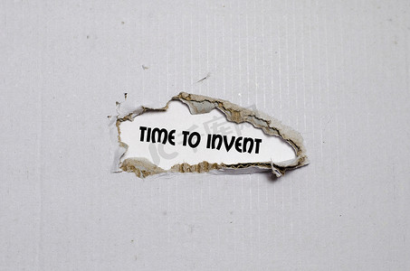 发明出现在撕纸后面的词时间