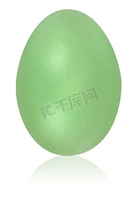 淡绿色卷轴摄影照片_淡绿色的鸡蛋