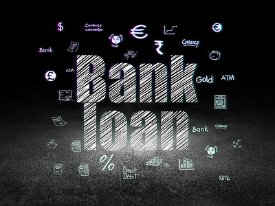 银行业务概念：垃圾暗室中的银行贷款