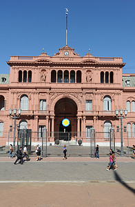 布宜诺斯艾利斯梅奥广场的卡萨罗萨达