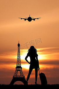 巴黎机场摄影照片_巴黎之旅