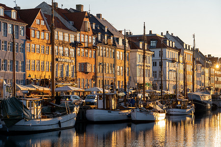 丹麦哥本哈根著名的新港