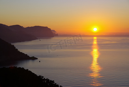 马略卡岛的日落
