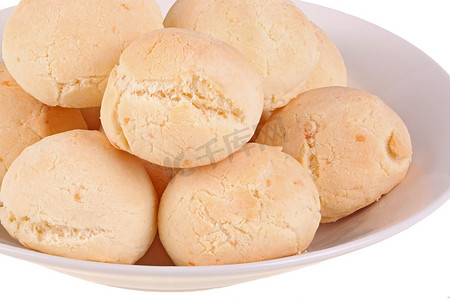 面包康摄影照片_“盘 de yuca，厄瓜多尔奶酪面包”