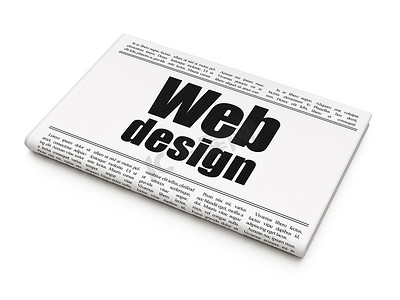 网页设计理念：报纸头条网页设计