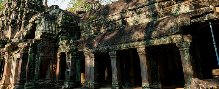 石头寺庙 Ta Prohm 吴哥窟