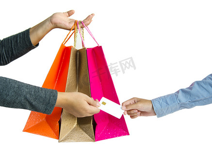 顾客在购物 m 中用信用卡支付订单