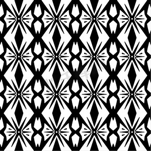 几何摘要摄影照片_黑色-白色的无缝 Astroniras 几何图案