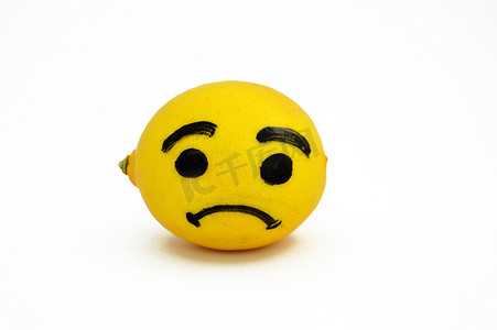 哭脸柠檬图片