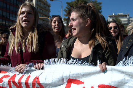 希腊 - 紧缩 - 塞萨洛尼基教育抗议