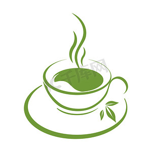 茶杯图标绿色