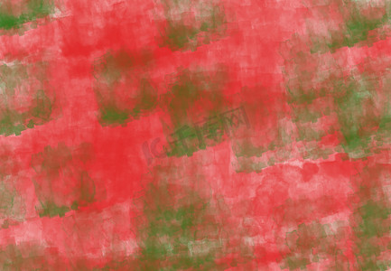 绿色红色旧抽象背景。