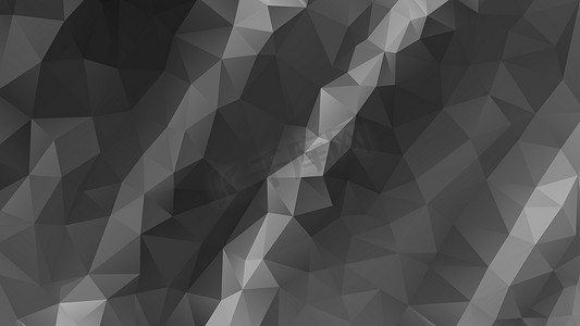 低三角摄影照片_由低聚三角形组成的灰色抽象背景
