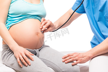 孕妇妇产科医生的检查