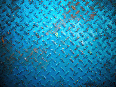 钢琴级烤漆摄影照片_蓝色烤漆彩色地板钢板
