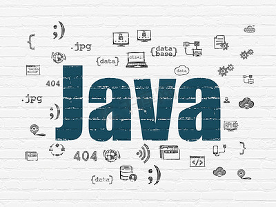 编程概念： Java 在背景墙上