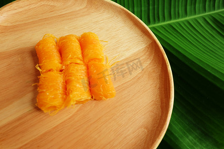 Foy Thong 是泰式甜点，具有富人或富人的美好寓意。