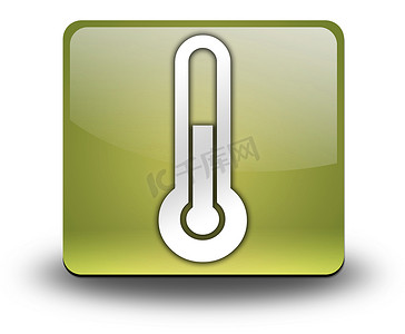 温度按钮摄影照片_图标、按钮、象形图温度