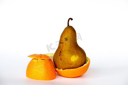 橘子里​​夹着梨