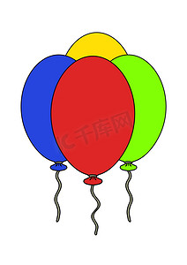 四个气球