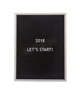 非常旧的菜单板-新年-2018