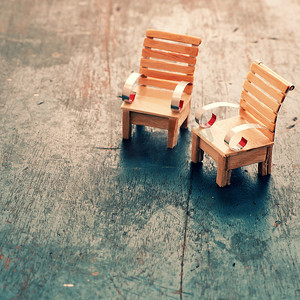 迷你家具，可爱的小椅子