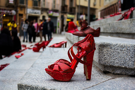红色的鞋